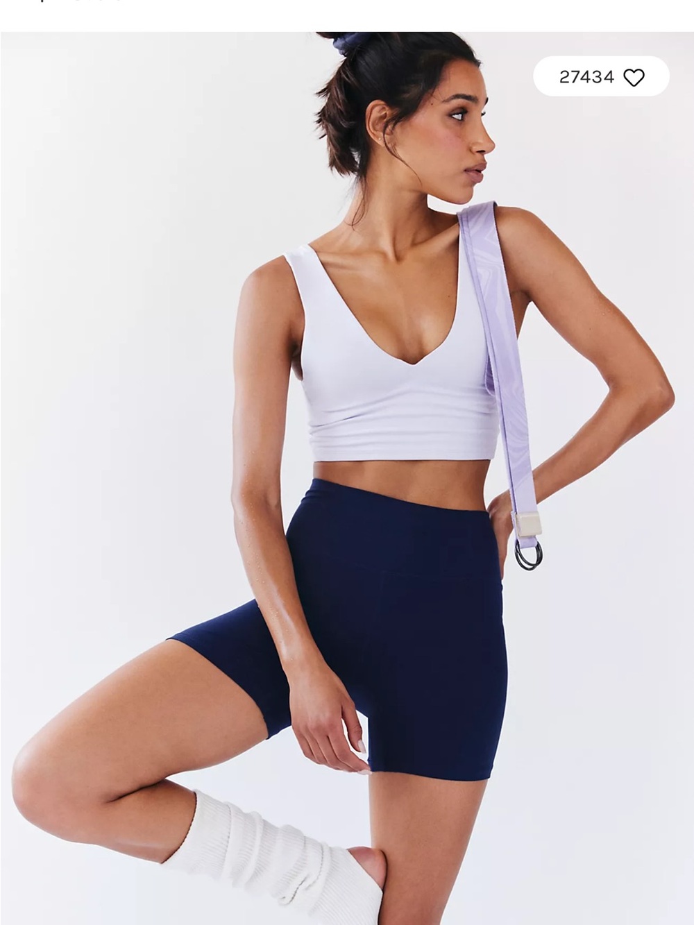 Free people women’s small Never Better 5" navy Bike Shorts